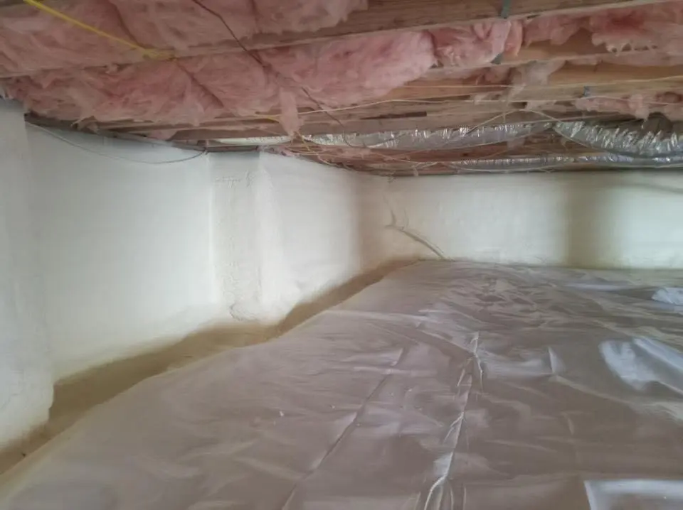 Crawl space encapsulation with closed-cell spray foam for Roof Maintenance in Centerville
